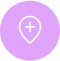 Location pin icon indicating add new location or venue